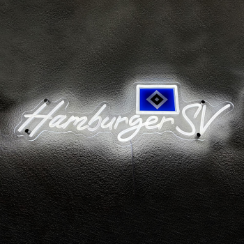 Hamburger SV HSV LED Neonlicht 'Hamburger SV' ca. 65 x 21 x 3 cm